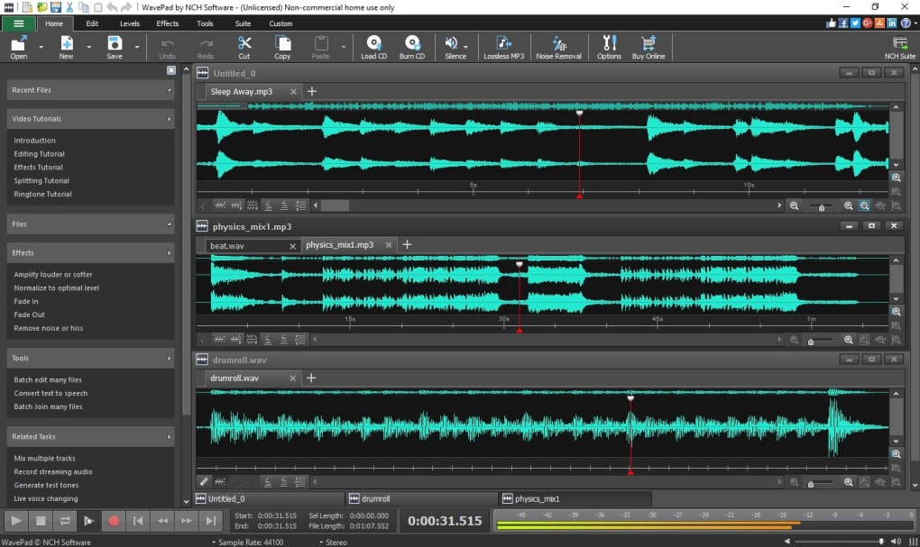 Audio editor software free download for pc